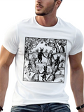 Medieval Devil Dance Graphic T-Shirt