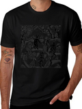 Medieval Devil Dance Graphic T-Shirt