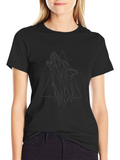 Classic Black Cotton Crew Neck T-Shirt