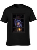 Galaxy Window Graphic Tee - Stargazers Dream