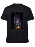 Galaxy Window Graphic Tee - Stargazers Dream