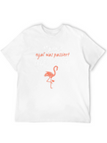 Funny German Flamingo T-Shirt: Pegel Halten