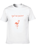 Funny German Flamingo T-Shirt: Pegel Halten