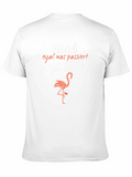 Funny German Flamingo T-Shirt: Pegel Halten