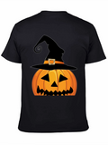 Halloween Pumpkin Witch Hat T-Shirt