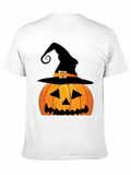 Halloween Pumpkin Witch Hat T-Shirt