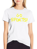 Go Sports! Black Graphic T-Shirt