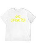 Go Sports! Black Graphic T-Shirt
