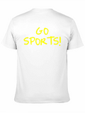 Go Sports! Black Graphic T-Shirt