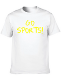 Go Sports! Black Graphic T-Shirt