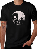 Yin Yang Bike T-Shirt - Balance Style