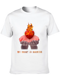 Burning Heart Graphic Tee