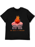 Burning Heart Graphic Tee