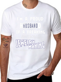 Proud Husband of Jewelry Maker T-Shirt