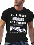Proud Husband of Jewelry Maker T-Shirt