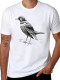 Black Bird Graphic Tee - Unisex