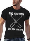 Find Your Flow Rowing T-Shirt