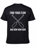 Find Your Flow Rowing T-Shirt