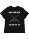 Find Your Flow Rowing T-Shirt