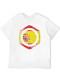 Spain Flag Distressed T-Shirt
