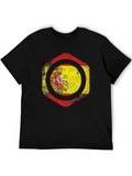 Spain Flag Distressed T-Shirt