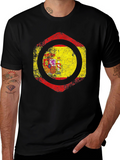 Spain Flag Distressed T-Shirt