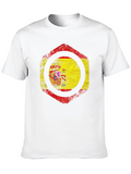 Spain Flag Distressed T-Shirt