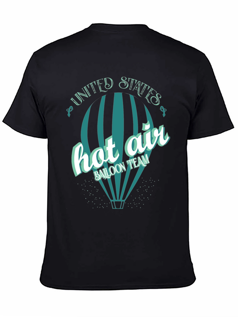 Hot Air Balloon Team Black T-Shirt