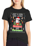 Siberian Cat Christmas T-Shirt