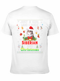 Siberian Cat Christmas T-Shirt