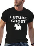 Future Ghost Graphic T-Shirt - Black