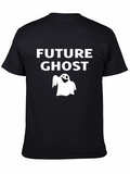 Future Ghost Graphic T-Shirt - Black