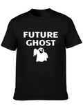 Future Ghost Graphic T-Shirt - Black