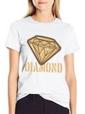 Diamond Graphic Tee - Stylish Casual Wear