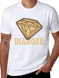 Diamond Graphic Tee - Stylish Casual Wear