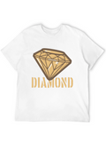 Diamond Graphic Tee - Stylish Casual Wear