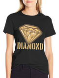 Diamond Graphic Tee - Stylish Casual Wear