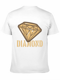 Diamond Graphic Tee - Stylish Casual Wear