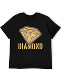 Diamond Graphic Tee - Stylish Casual Wear