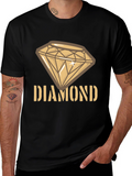 Diamond Graphic Tee - Stylish Casual Wear