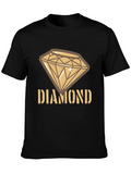 Diamond Graphic Tee - Stylish Casual Wear