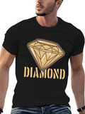 Diamond Graphic Tee - Stylish Casual Wear