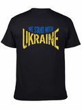 Stand With Ukraine Black T-Shirt
