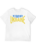 Stand With Ukraine Black T-Shirt