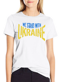Stand With Ukraine Black T-Shirt