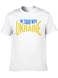 Stand With Ukraine Black T-Shirt