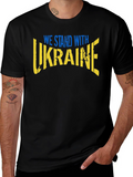 Stand With Ukraine Black T-Shirt