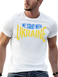 Stand With Ukraine Black T-Shirt