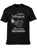 Just a Woman Who Loves Photography T-Shirt