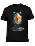 Steampunk Alarm Clock Graphic Tee